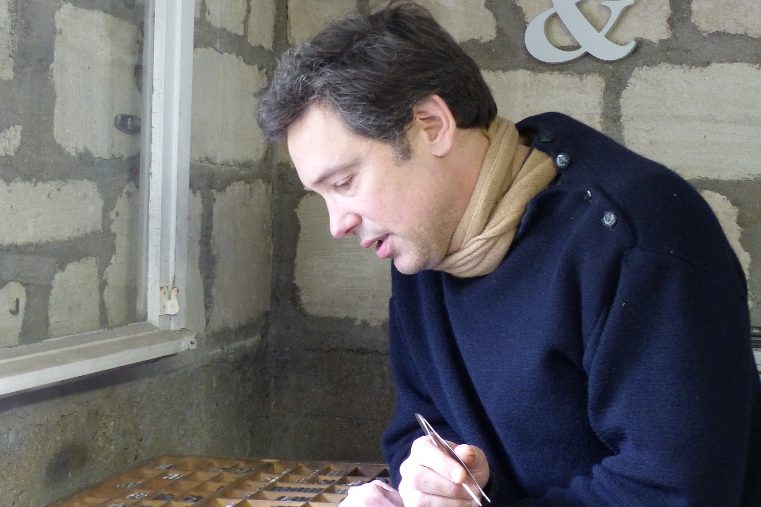 Vincent Guillier, Du Côté des Pros, Typographe